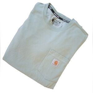 Carhartt Force relaxed fit tee.  Mens.  Size: Small.  Color: Dew drop green.